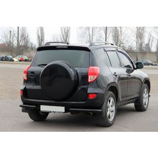 Zadné rohové diely AK003 Black (2 ks, nehrdzavejúca oceľ) Toyota Rav 4 2006–2013 fotografia 4