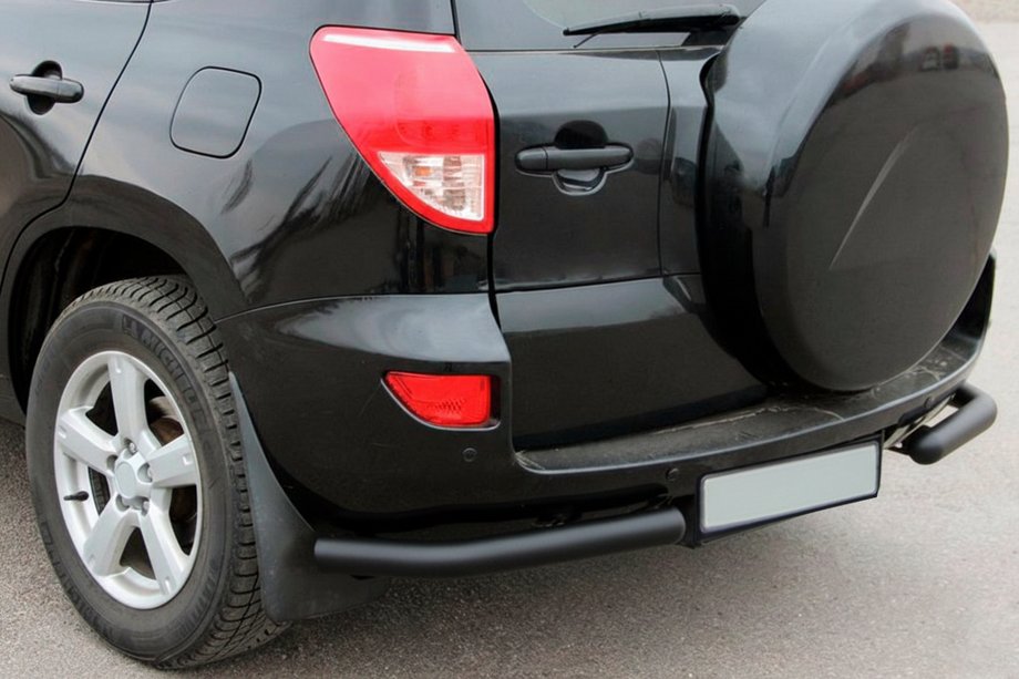 Toyota Rav 4 2006–2013 Zadné rohové diely AK003 Black (2 ks, nehrdzavejúca oceľ) Image