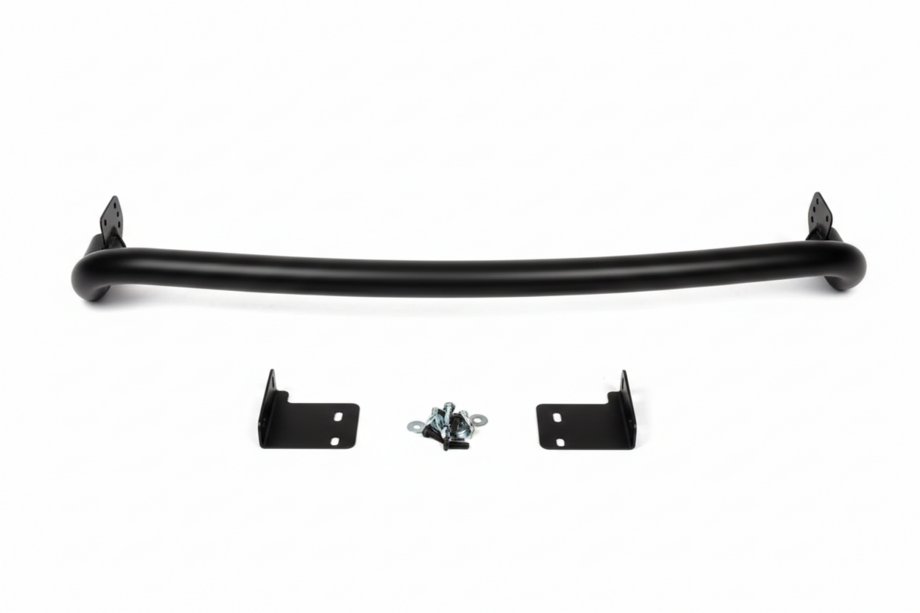 Hyundai Santa Fe 2 2006–2012 Zadný ochranný oblúk AK002 Black (nerez) Fotografia 1