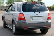 Kia Sorento I BL 2002–2009 Zadný ochranný oblúk AK002 Black (nerez) fotografia 3