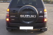 Suzuki Grand Vitara 2005–2017 Zadný ochranný rám AK003 Black (nerez) fotografia 1