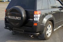 Suzuki Grand Vitara 2005–2017 Zadný ochranný rám AK003 Black (nerez) fotografia 2