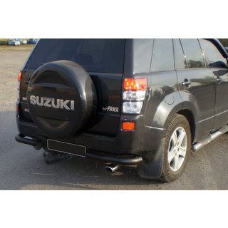 Zadný ochranný rám AK003 Black (nerez) Suzuki Grand Vitara 2005–2017 fotografia 2