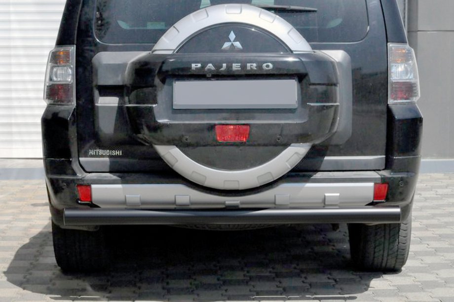 Mitsubishi Pajero Wagon III 1999–2006 Zadný ochranný oblúk AK002 Black (nerez) Image