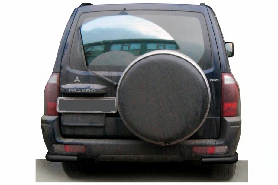 Mitsubishi Pajero Wagon III 1999–2006 Zadný ochranný oblúk AK003 Black (nerez) Image