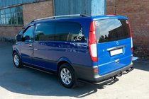 Mercedes Vito W639 2004–2014 Zadné rohové chrániče AK003 Black (2 ks, nerez) pre stredný a dlhý rázvor fotografia 10