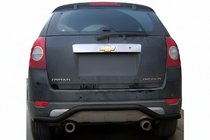 Chevrolet Captiva 2006–2019 Zadný oblúk AK008 Black (nerez) fotografia 1