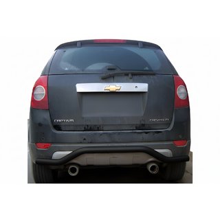 Zadný oblúk AK008 Black (nerez) Chevrolet Captiva 2006–2019