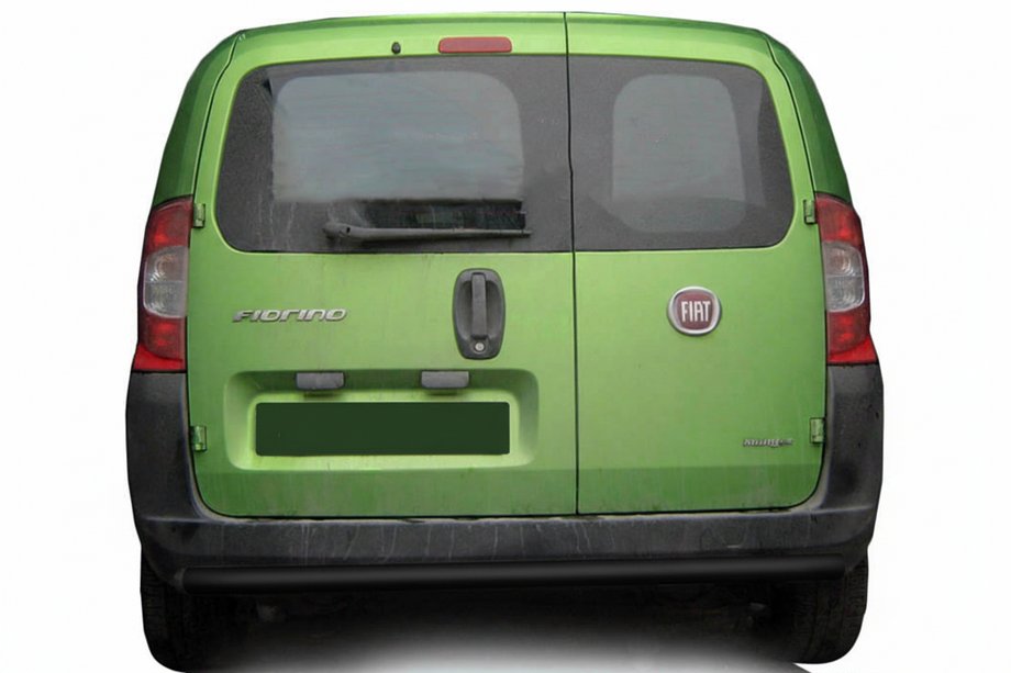 Peugeot Bipper 2008–2017 Zadný ochranný oblúk AK002 Black (nerez) Image