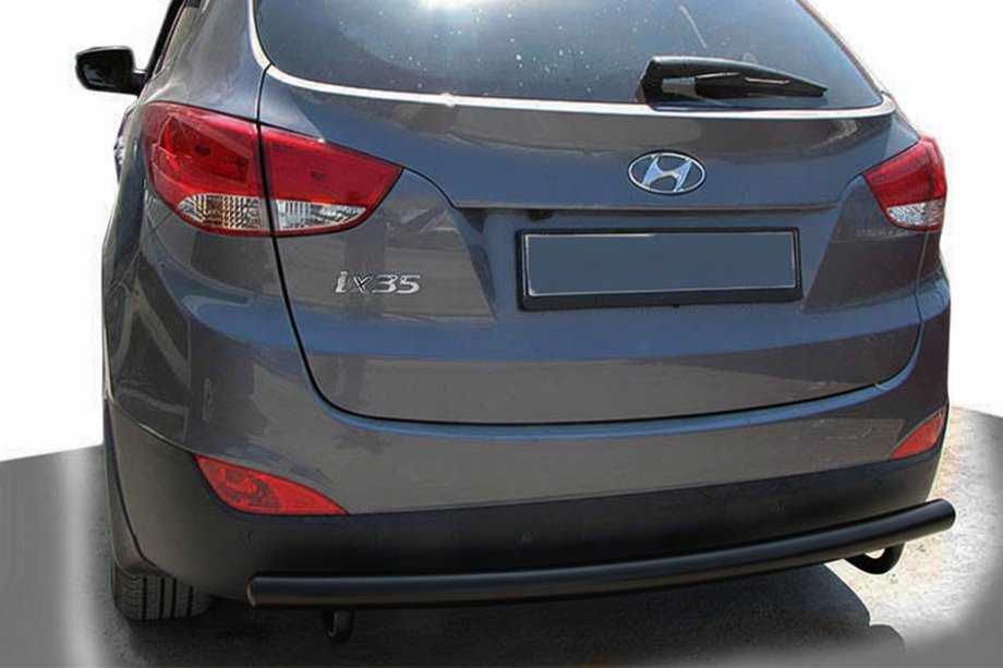Hyundai IX-35 2010–2015 Zadný ochranný oblúk AK002 Black (nerez) Image
