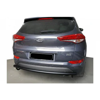 Zadný ochranný oblúk AK002 Black (nerez) Hyundai Tucson TL 2016–2021