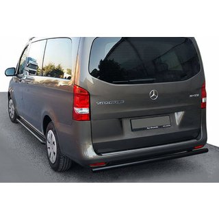 Zadný ochranný oblúk AK002 Black (nerez) Mercedes Vito/V-trieda W447 2014– fotografia 1