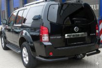 Nissan Pathfinder R51 2005–2014 Zadný oblúk AK003 Black (nerez) fotografia 1