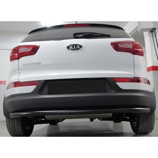 Zadný ochranný oblúk AK002 Black (nerez) Kia Sportage 2010–2015