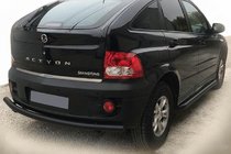 SsangYong Action 2005–2018 Zadný ochranný rám AK002 Black (nerez) fotografia 1