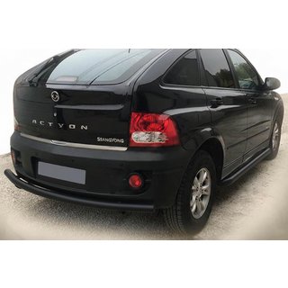 Zadný ochranný rám AK002 Black (nerez) SsangYong Action 2005–2018