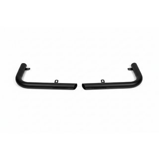 Zadné rohy AK003 Black (2 ks, nerez) Hyundai H200, H1, Starex 1998–2007 fotografia 2