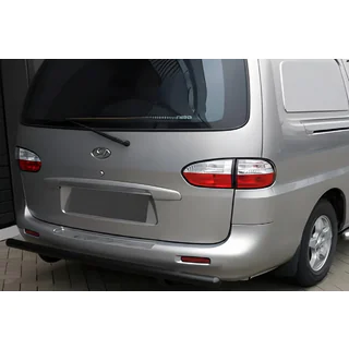 Zadný ochranný rám AK002 Black (2 ks, nehrdzavejúca oceľ) Hyundai H200, H1, Starex 1998–2007