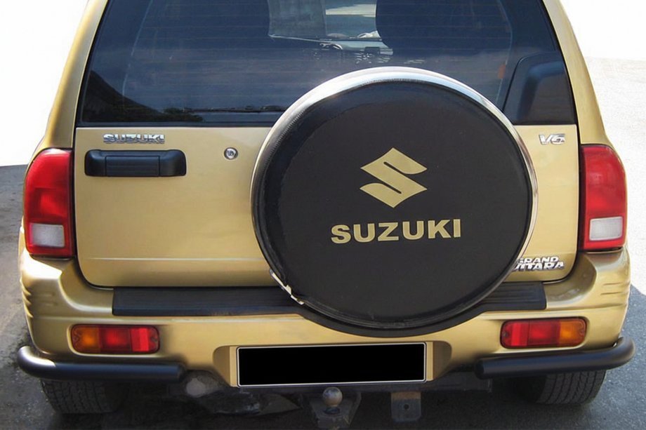 Suzuki Vitara 1998–2006 Zadný ochranný rám AK003 Black (nerez) Fotografia 1