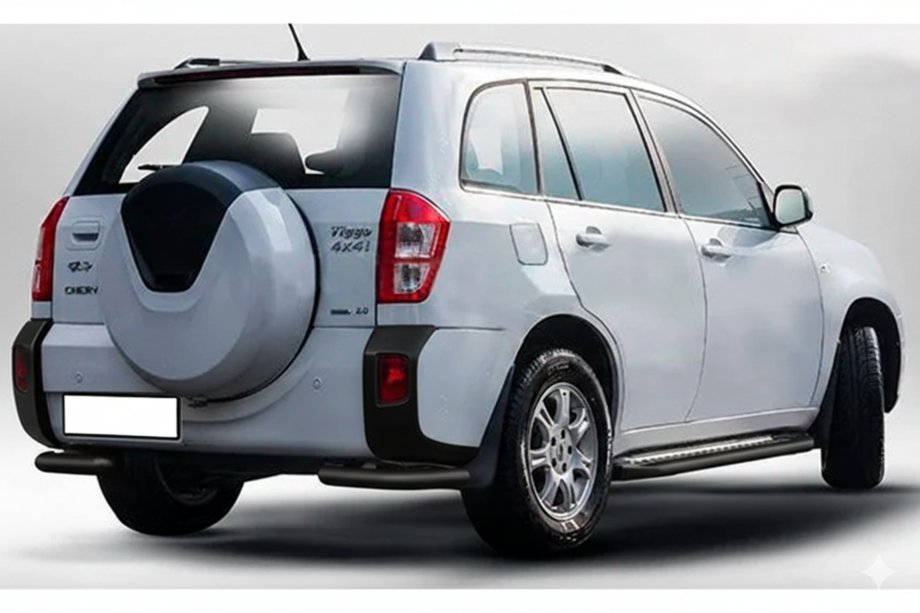 Chery Tiggo 3 2005– Zadné rohové diely AK003 Black (2 ks, nehrdzavejúca oceľ) Image