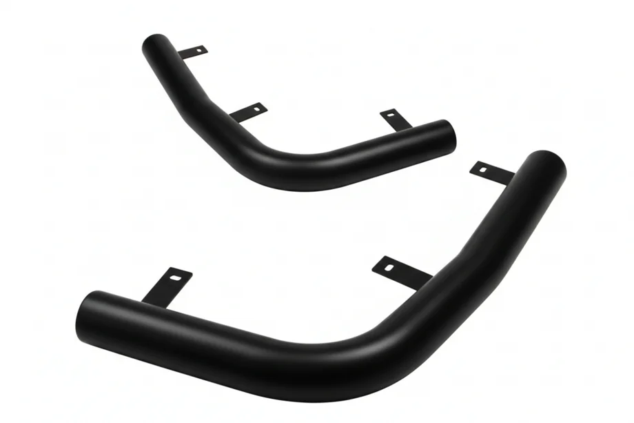 Chevrolet Niva 1998–2020 Zadné rohové diely AK003 Black (2 ks, nehrdzavejúca oceľ) Image