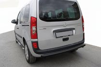 Renault Kangoo 2008–2020 Zadný ochranný rám AK002 Black (2 ks, nerez) fotografia 1