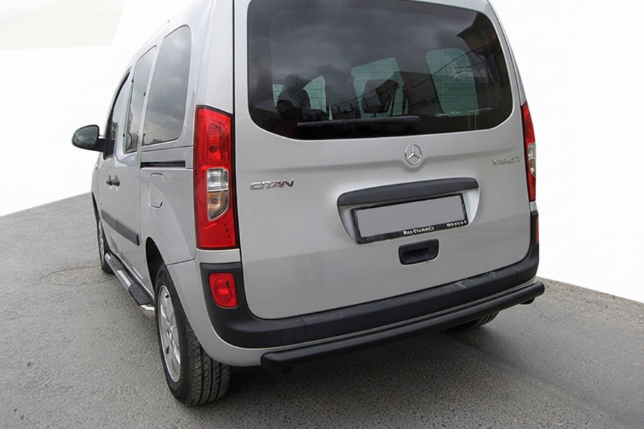 Renault Kangoo 2008–2020 Zadný ochranný rám AK002 Black (2 ks, nerez) Image