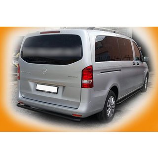 Zadná ochrana rohov AK003 Black (nerez) Mercedes Vito/V-trieda W447 2014– fotografia 4