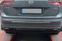 Volkswagen Tiguan 2016–2023 Zadný ochranný rám AK001-2 Black (nerez) fotografia 4