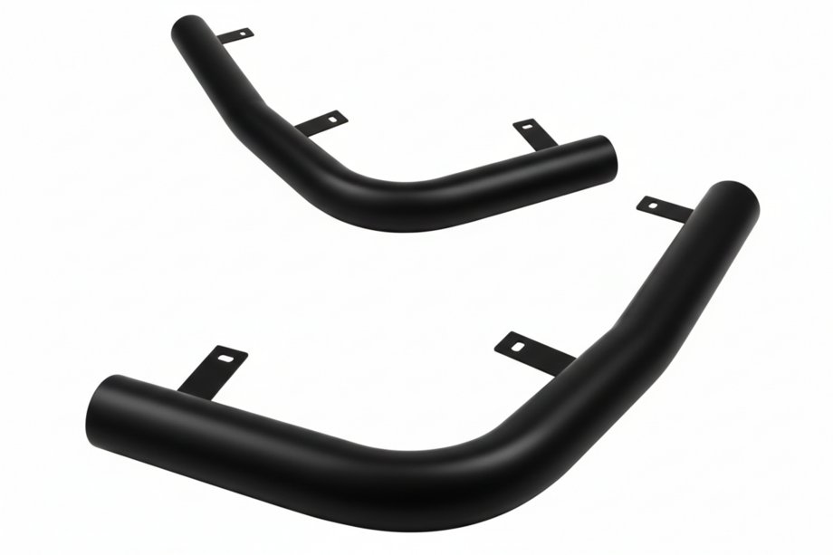 Nissan X-trail T30 2002–2007 Zadné rohy AK003 Black (2 ks, nerez) Image