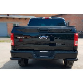 Zadné rohové diely AK003 Black (2 ks, nehrdzavejúca oceľ) Ford F-150 2014–2021 fotografia 1