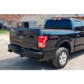 Zadné rohové diely AK003 Black (2 ks, nehrdzavejúca oceľ) Ford F-150 2014–2021 fotografia 2