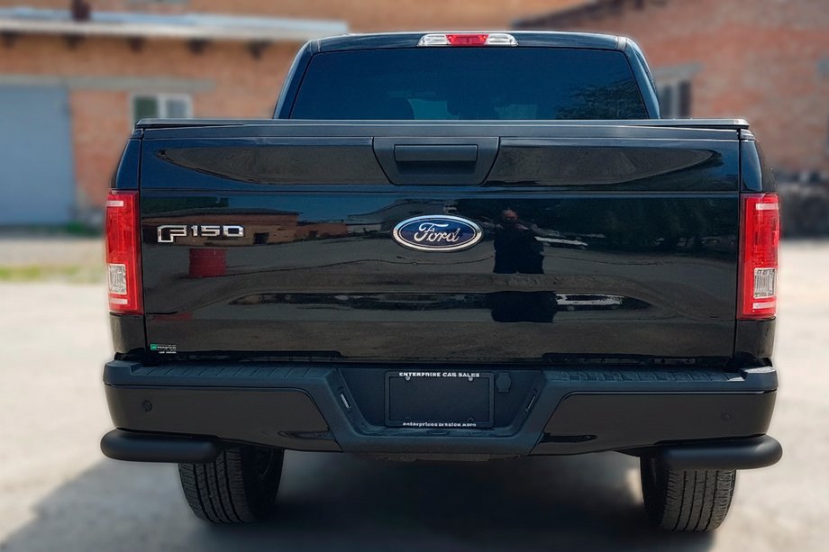 Ford F-150 2014–2021 Zadné rohové diely AK003 Black (2 ks, nehrdzavejúca oceľ) Fotografia 1