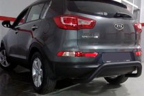 Kia Sportage 2010–2015 Zadný ochranný oblúk AK007 Black (nerez) fotografia 1