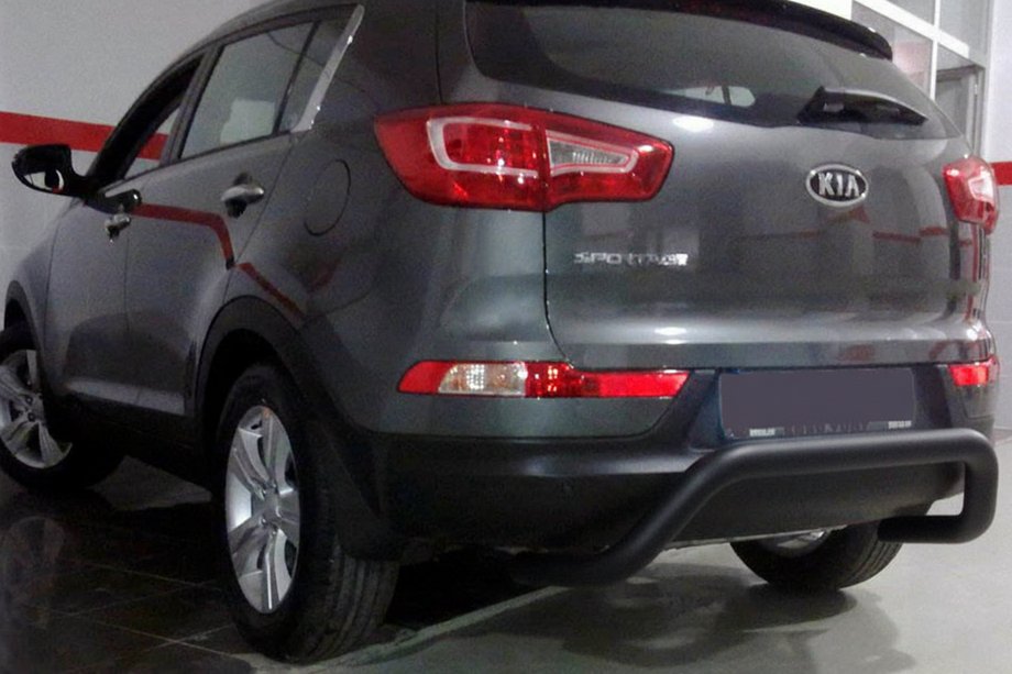 Kia Sportage 2010–2015 Zadný ochranný oblúk AK007 Black (nerez) Image