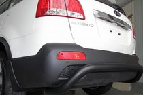 Kia Sorento II XM 2009–2014 Zadný ochranný oblúk AK007 Black (nerez) fotografia 2