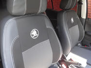 Skoda Fabia 2000–2007 Autopoťahy (koženka↗látka, Premium) fotografia 3