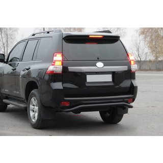Zadný ochranný oblúk AK008 Black (nehrdzavejúca oceľ) Toyota Land Cruiser Prado 150 2009–2023 fotografia 1