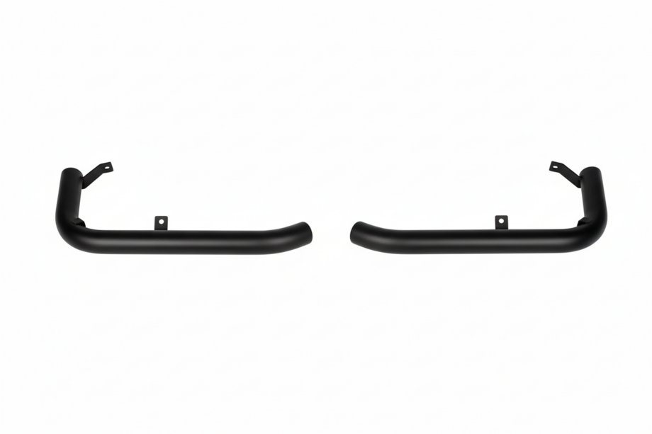 Mitsubishi Pajero Sport 1996–2007 Zadné jednoduché rohové chrániče Black (2 ks, nerez) Image