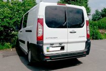 Citroen Jumpy 2007–2017 Zadný oblúk Double Black (nerez) fotografia 1