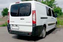 Citroen Jumpy 2007–2017 Zadný oblúk Double Black (nerez) fotografia 2