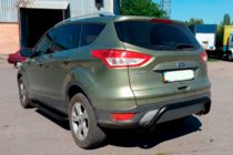Ford Kuga/Escape 2013–2019 Zadný oblúk AK007 Black (nerez) fotografia 2