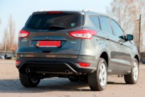 Ford Kuga/Escape 2013–2019 Zadný oblúk AK007 Black (nerez) fotografia 3