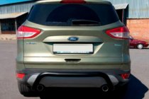 Ford Kuga/Escape 2013–2019 Zadný oblúk AK007 Black (nerez) fotografia 4