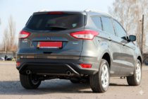 Ford Kuga 2008–2013 Zadný oblúk AK007 Black (nerez) fotografia 2