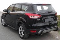 Ford Kuga 2008–2013 Zadný oblúk AK007 Black (nerez) fotografia 4