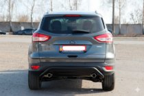 Ford Kuga 2008–2013 Zadný oblúk AK007 Black (nerez) fotografia 6