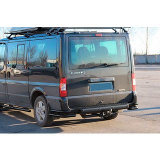 Zadné rohové oblúky AK003-Double Black (nerez) Ford Transit 2000–2014 fotografia 2