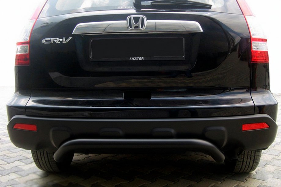 Honda CRV 2007–2011 Zadný ochranný oblúk AK007 Black (nerez) Image