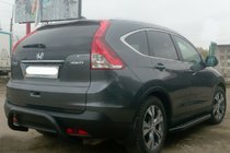 Honda CRV 2012–2016 Zadný oblúk AK007 Black (nerez) fotografia 2